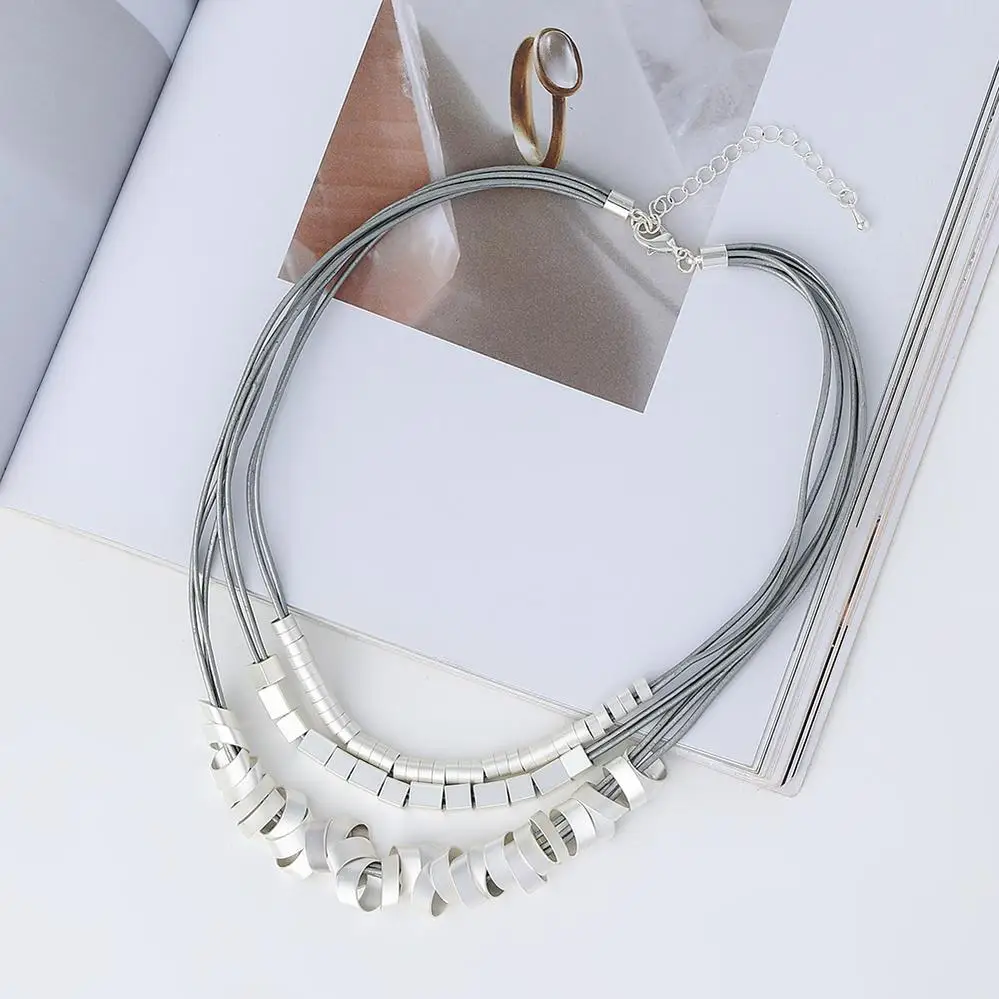 Fashion Jewelry Necklaces Clover Men Gold Filled Cubic Zirconia Beads Africa Palestine Map Lava Necklace