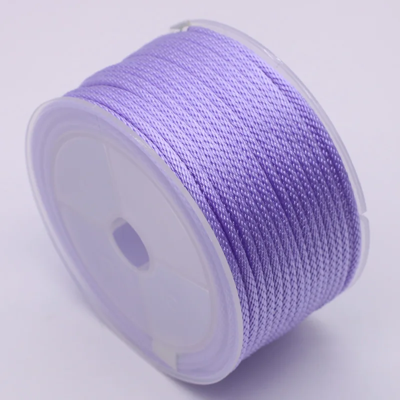 Wholesale 2mm 3mm Nylon Thread rope Braided cord for jewelry making findings