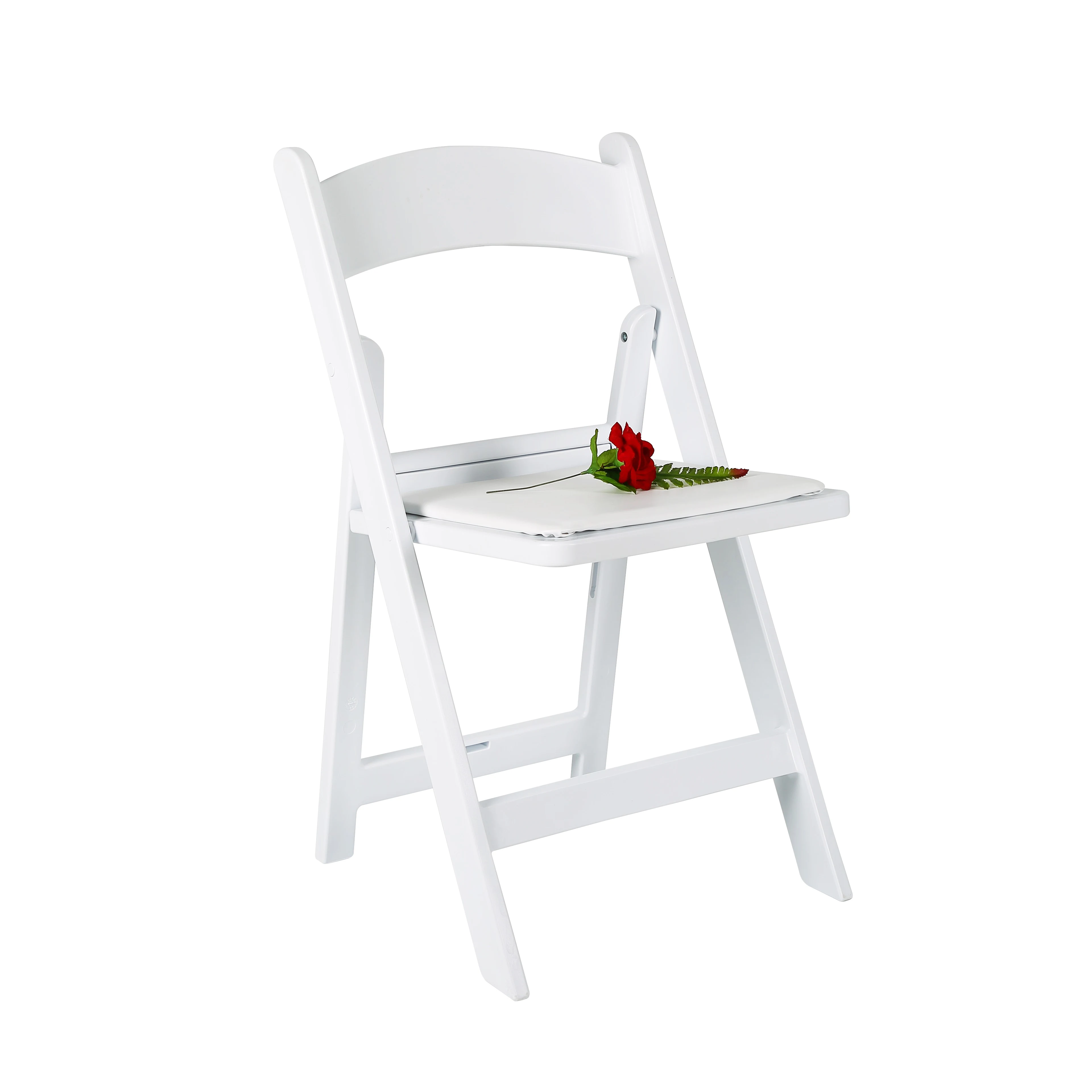 Wholesale Cheap Price Wedding Hotel Banquet Outdoor Garden Stackable Restaurant Dining White Plastic Folding Chair For Party