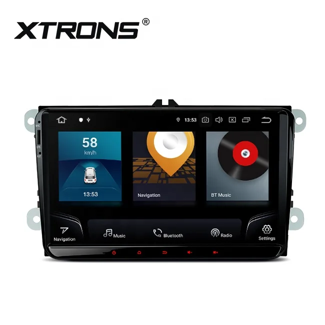 Автомобильная Мультимедийная система XTRONS, экран 9 дюймов, Восьмиядерный процессор, 6 ГБ 128 ГБ, Android 11, для SKODA Fabia Octavia Yeti Superb