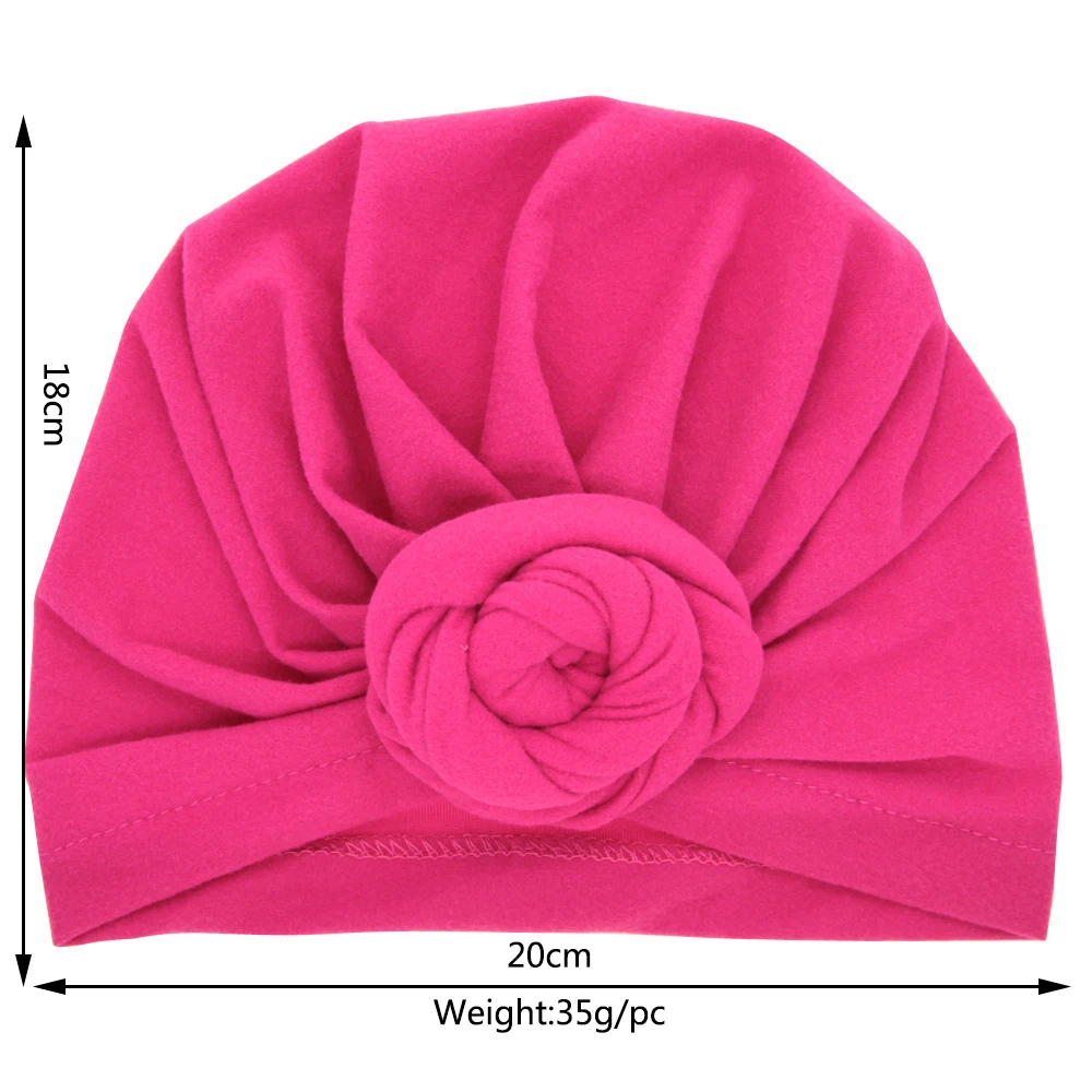 Trendy Snail Knot Cute Newborn Beanie Hats Headwrap Infant Toddler Cotton Hair Turban Accessories For Children