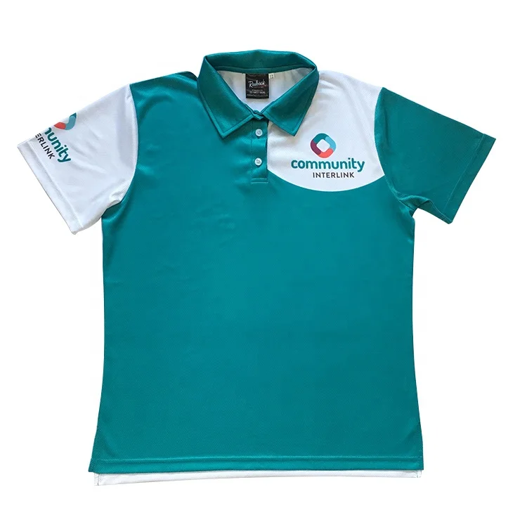 Sublimation Custom classic polo t-shirt Thin Body T-shirt High Quality Tops T-Shirts Polo Women