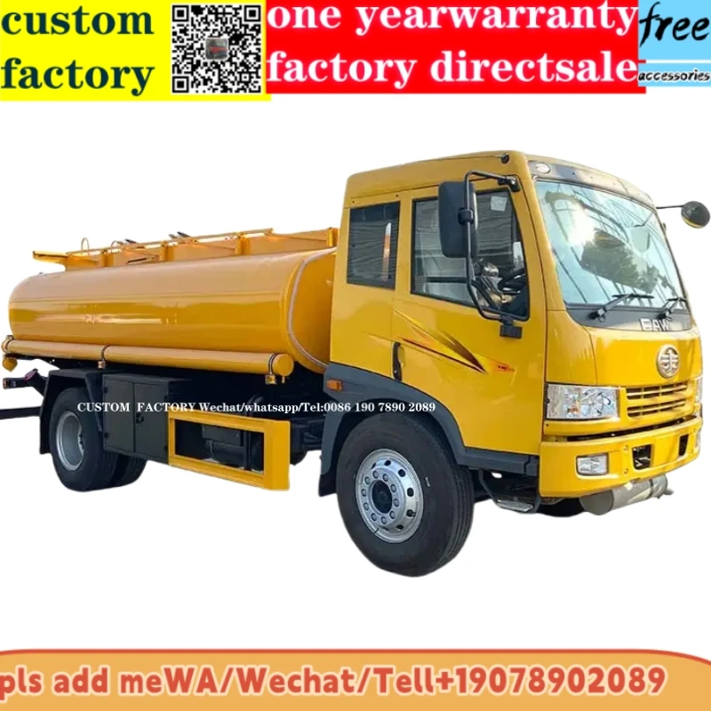 Diesel4x2 Faw Manual New Mobile Dispenser Howo Sinotruk Sino Refuel Diesel Oil Bowser Fuel Tank