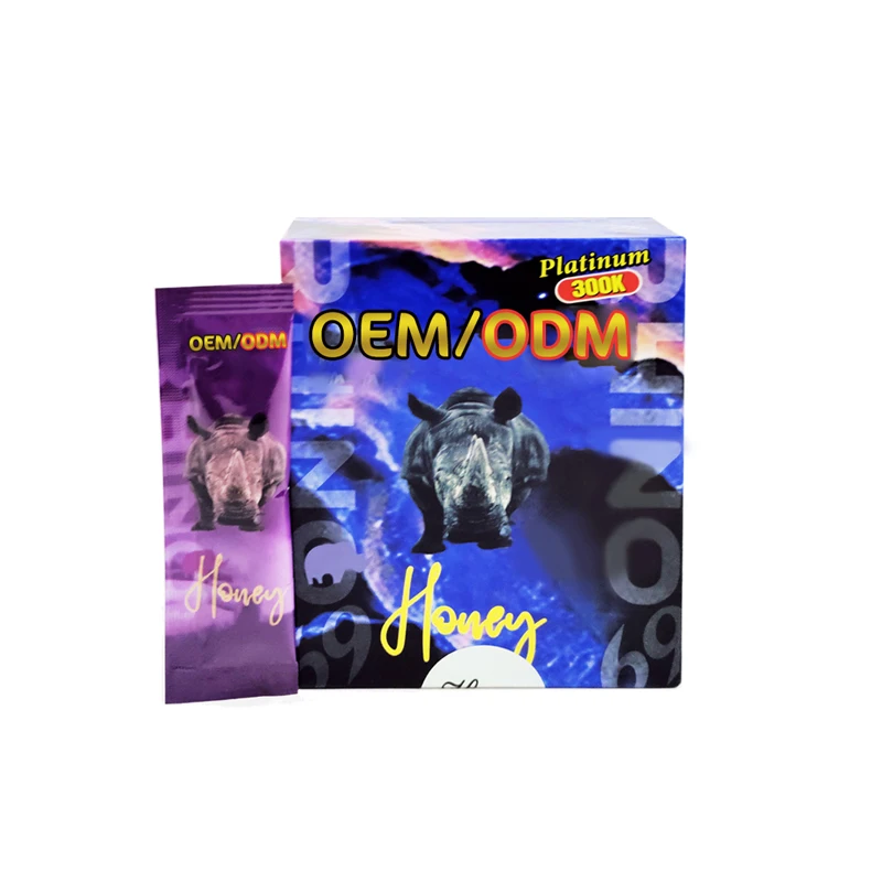 Mature Natural Sachet Packaging Gold Honey  Energy Honey Vip Royal Honey