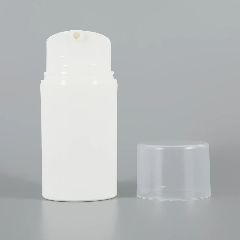 New design 30ml 50ml 80ml plastic airless cosmetic bottle for lotion