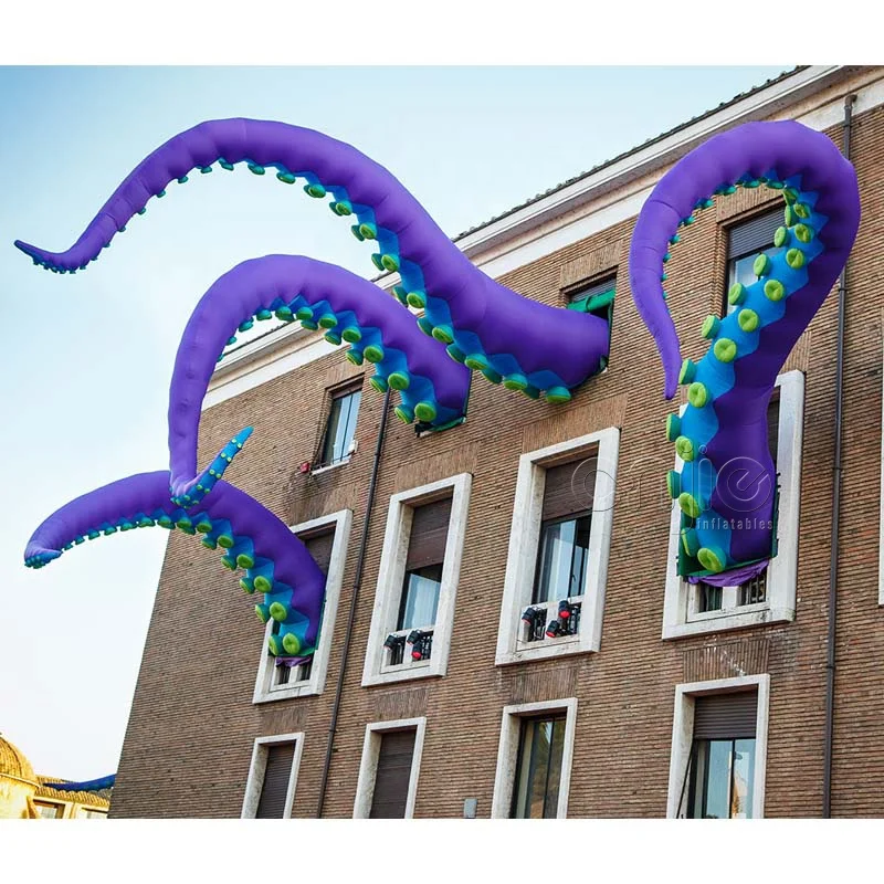 Funny holiday decor giant inflatable jellyfish Octopus legs Produced in Guangzhou, China