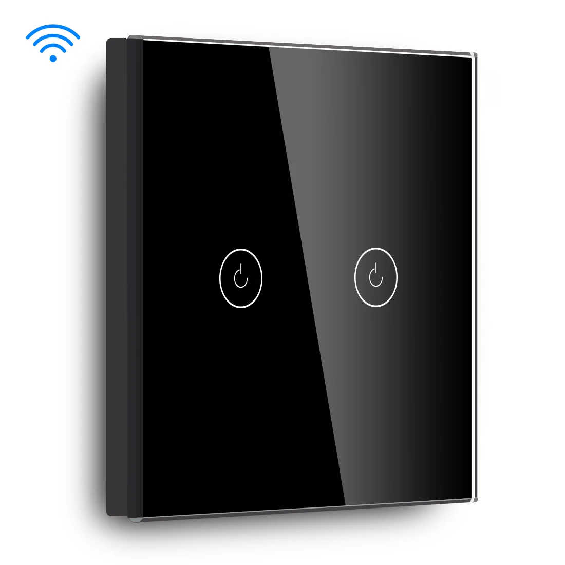  Настенный сенсорный выключатель FR EU Smart Wifi 1/2/3 Gang стеклянная панель современный