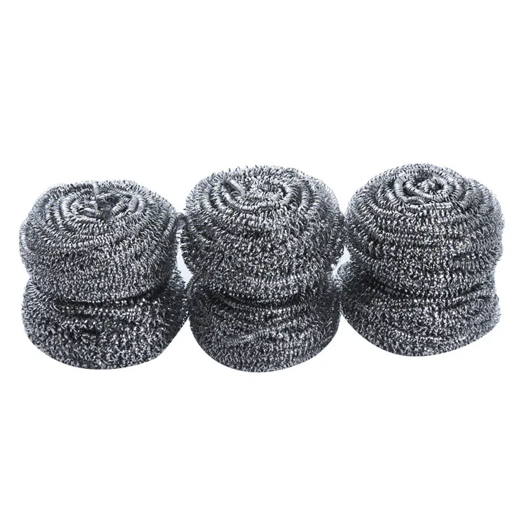 China Iron Bull Substitude Cleaning Ball Scourer Manufacturer Dollar Penny Sale Stainless Steel Scrubber