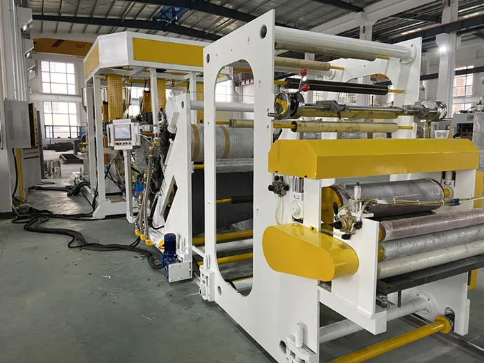 Three layers PP sheet plastic extruder machine triple screw