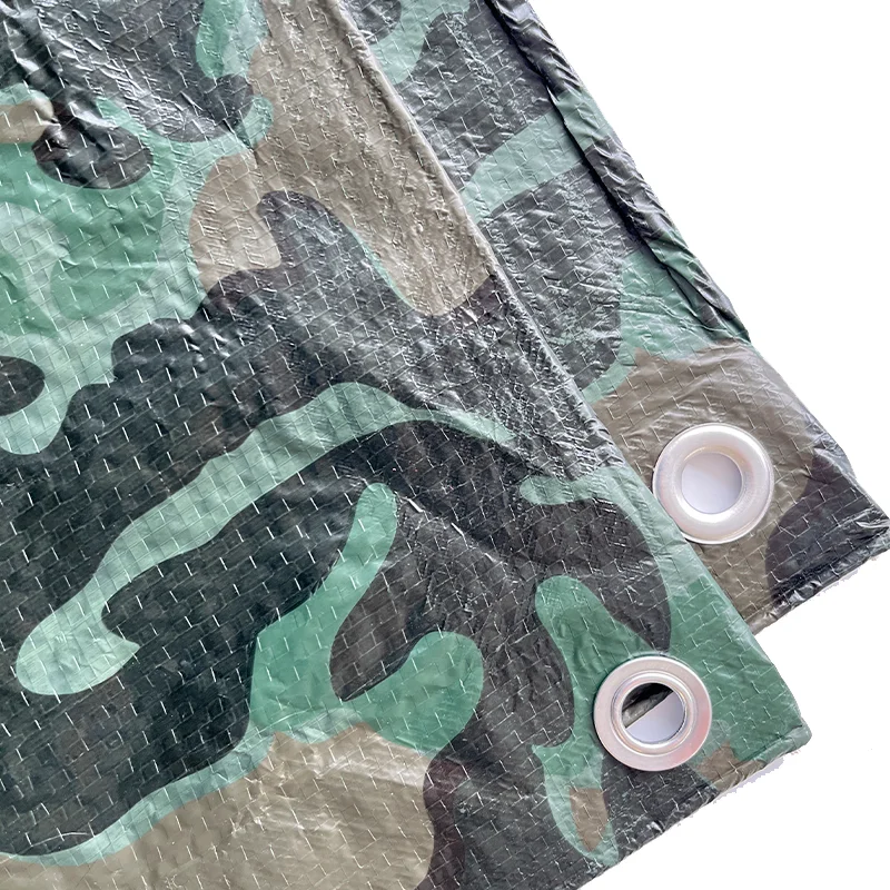 MILLION durable  waterproof polyethylene tarp china rainproof cloth outdoor pe tarpaulin  250 gsm army green