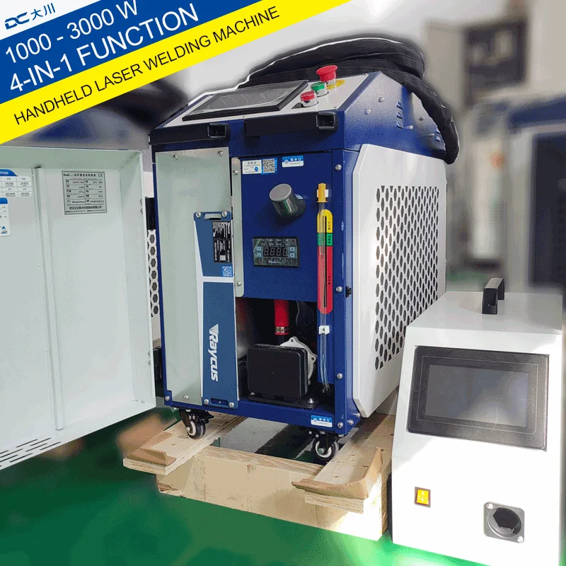 Hot 1500W handheld laser welding machine 4-in-1 function welding cutting rust cleaning weld