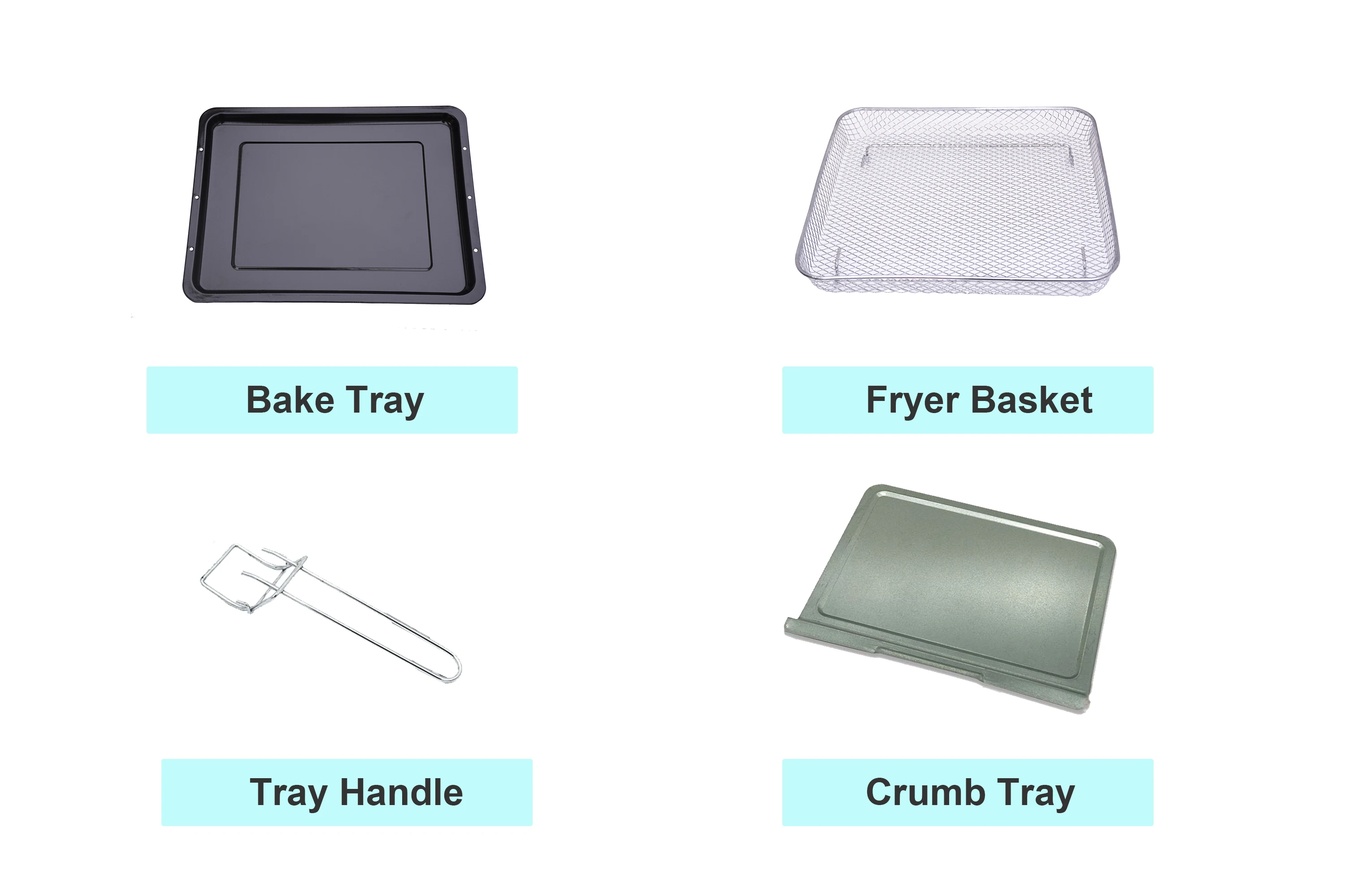 15L multifunctional mini oven toaster with Air fryers functions