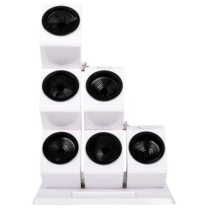 desktop assembling plastic self-watering pot set