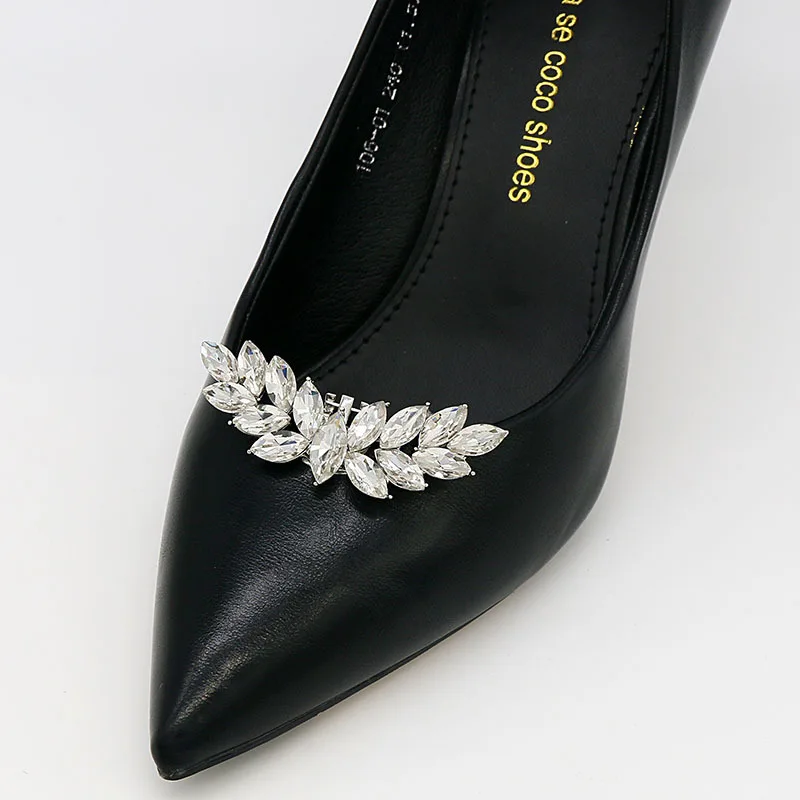 Creative Popular Wing Diamond Premium Brooch Removable Shoe Clip Accessories High-Heeled Shoes Decoration