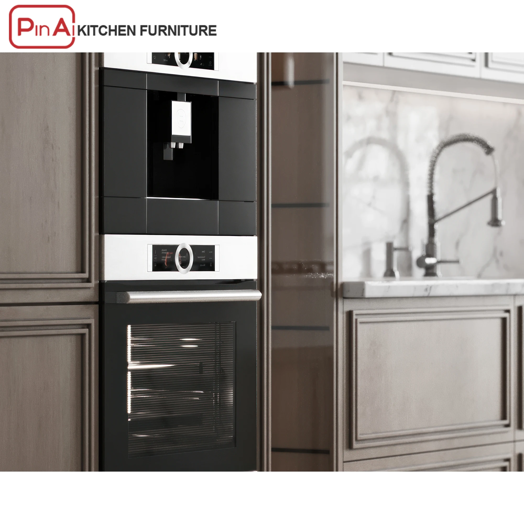 PINAI kitchen furniture luxury wooden grade decoration kitchen cabinets apartment modern for small room