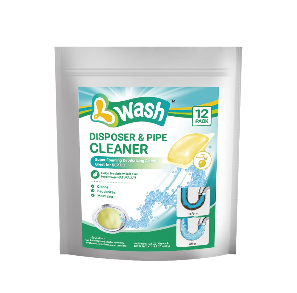 
Powerful Foaming Action Disposer and Drain Pipe Cleaner Lemon Scent 