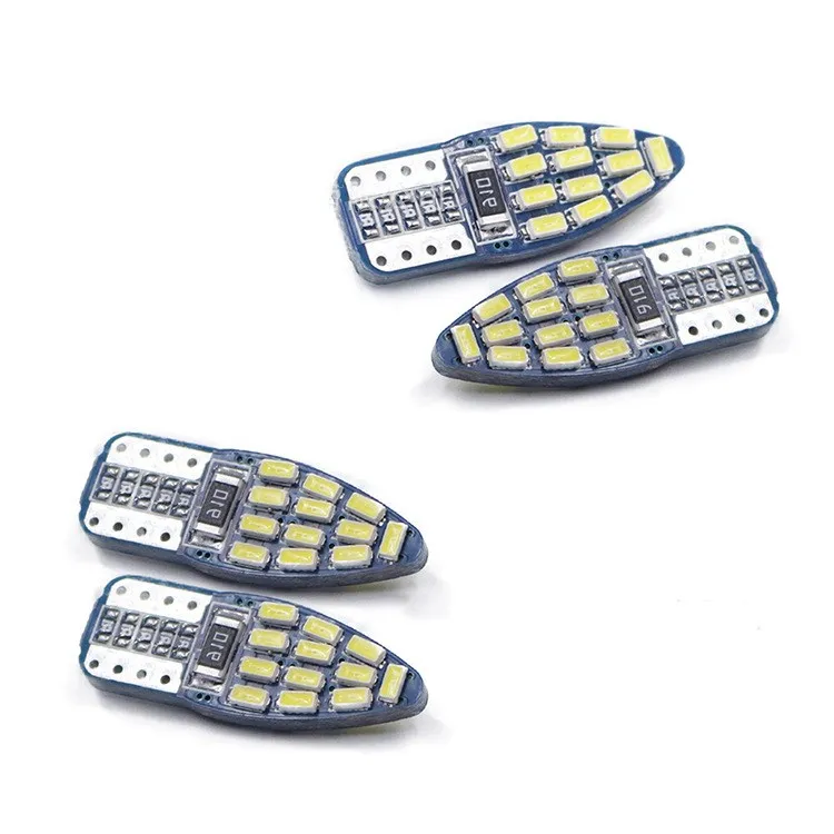 NEW Car Side Wedge Tail Light Lamp Bulb for car Parking led License Plate Lights 12v led canbus 24SMD 3014 194 168 T10 w5w