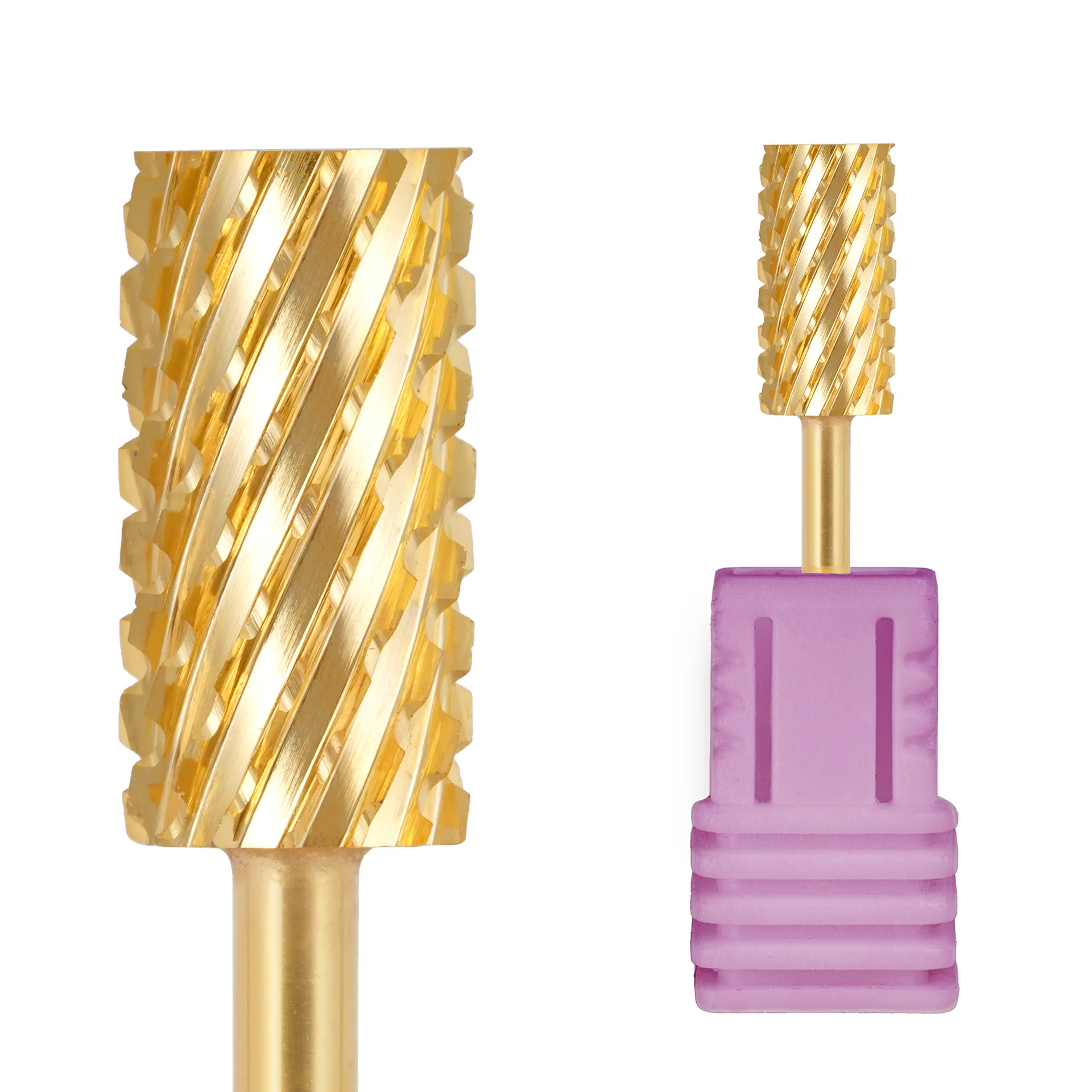 Destly Custom Logo Professional Flat  Nail Bit Manicure Tool Tapered Barrel Tungsten Carbide Nail Drill Bits