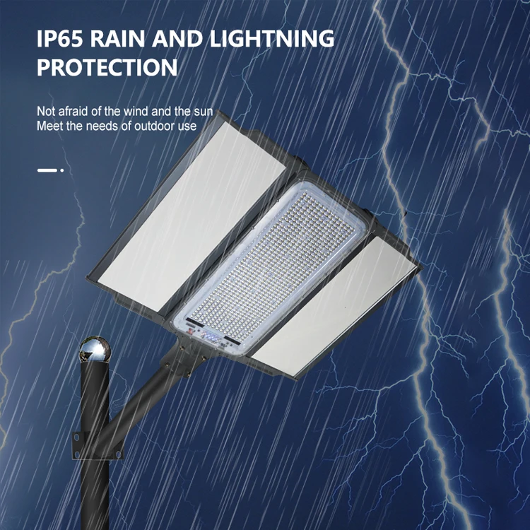 Дистанционное управление высокая мощность водонепроницаемый уличный IP65 Smd 200 Вт 400 600 встроенный все в одном светодиодный солнечный