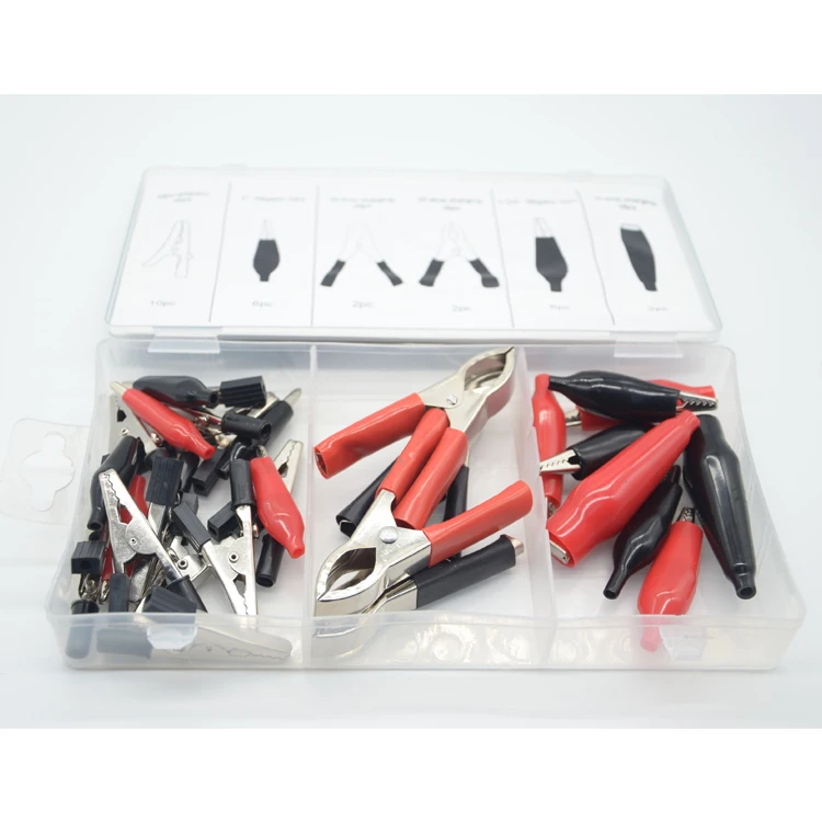 
Ex-factory price wholesale jumper cable alligator clamp set 