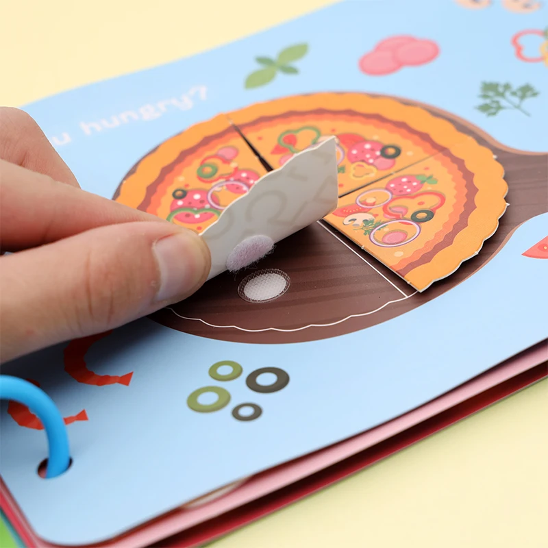 Wholesale hot trending 2022 montessori baby my quiet book for toddlers 2-4 wooden felt quiet busy book best educational sensory