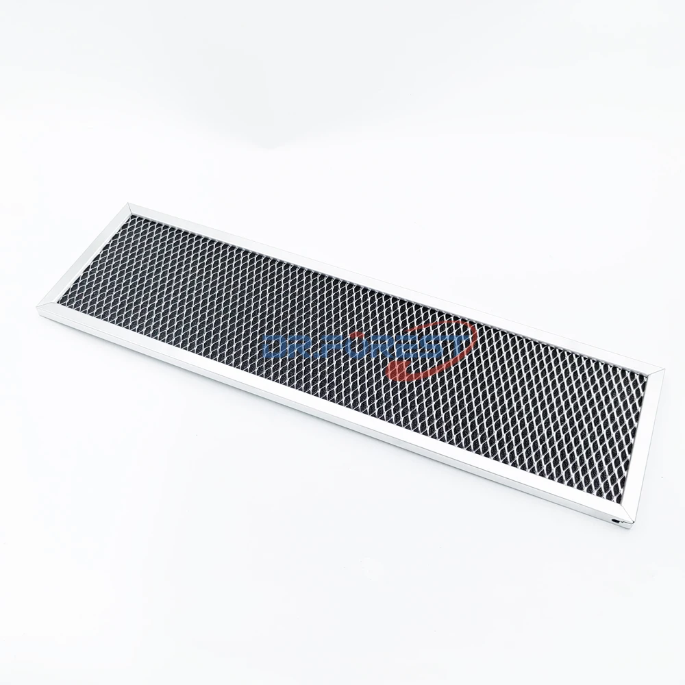 Supply HVAC Air conditioner Black Charcoal Polyurethane cotton Replacement Recirculating Aluminum Mesh Pre Filter