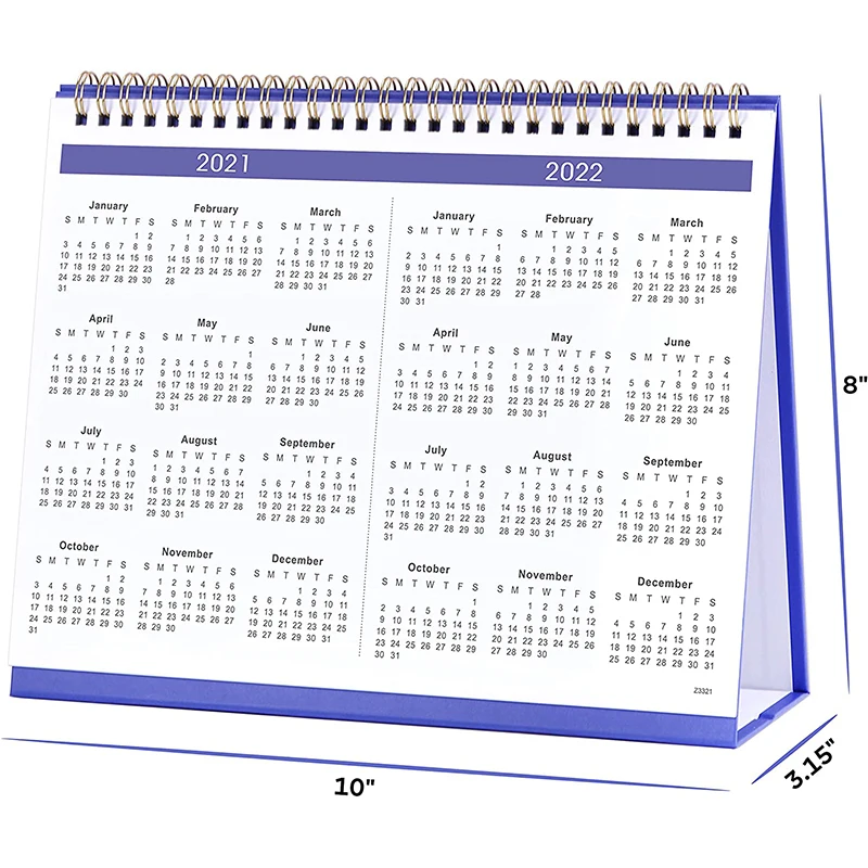 Unique design wholesale wire binding table desk flip calendars