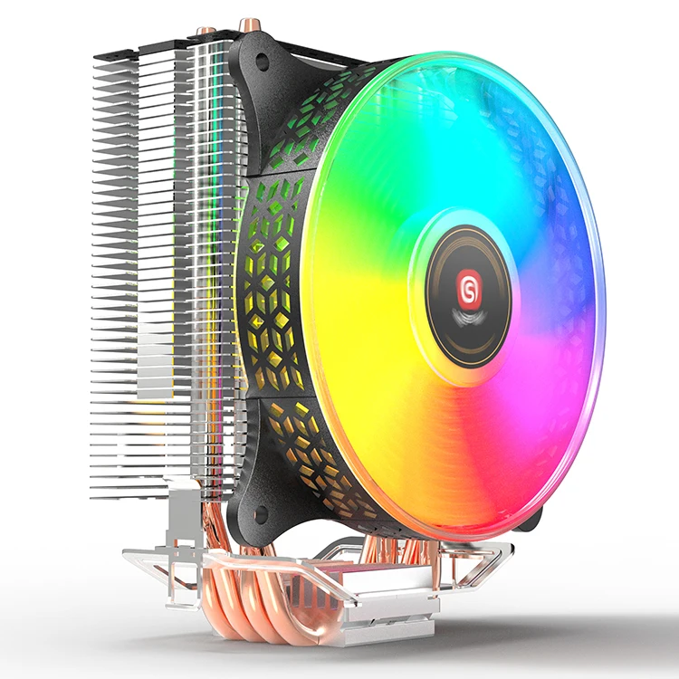 Cpu Cooler 5 Heat Pipes 120mm PWM Processor 150W TDP Cooler for Intel LGA 1700/1200/115X AMD AM4 Universal Socket Kit