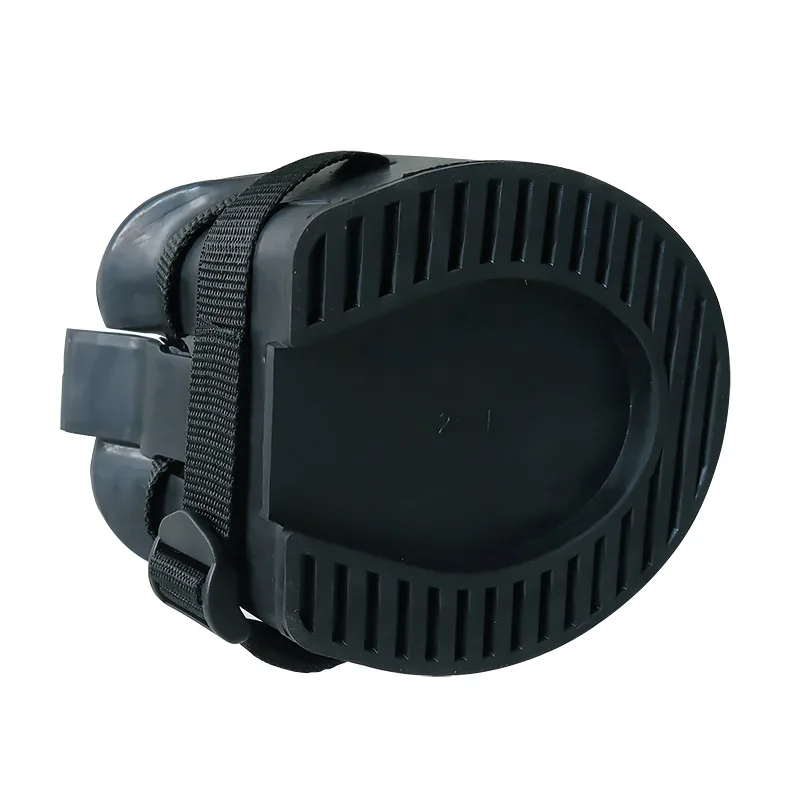 Horshi Black Rubber Horse Guard Hoof Boots to Protect the Injured Horse Hoof
