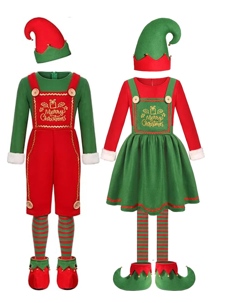Hot Sales Ecoparty 2024 New Christmas Adult Set Costumes,  Cosplay Halloween Costume Set