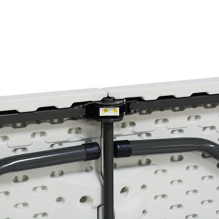 6FT Fold- in -Half Foldable Plastic Picnic Party 4cm Thickness Dining Camping Table For Custom