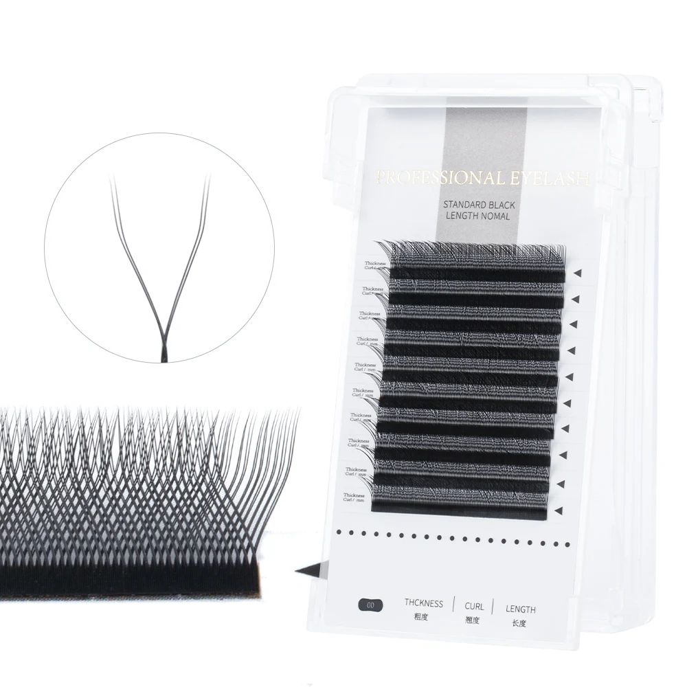Factory Supplied Professional Salon Use Y Type Handmade YY Lash C curl Eyelashes Extension Trays