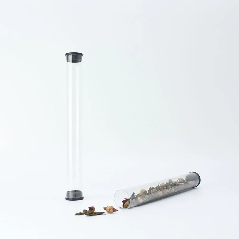 PVC PC PETG Plastic Clear Tubing with End Caps