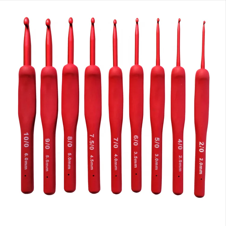 Sorts Colorful Aluminum Knitting Needles Crochet Hook Needles Knitting Needles With Soft handle