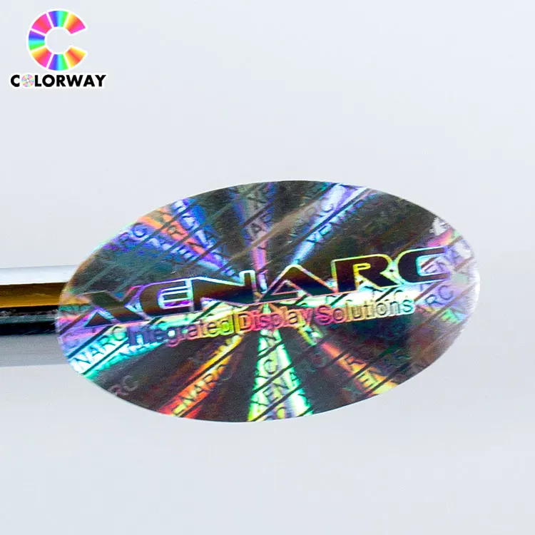 High quality custom private logo hologram printing authenticity certificate hologram stickers