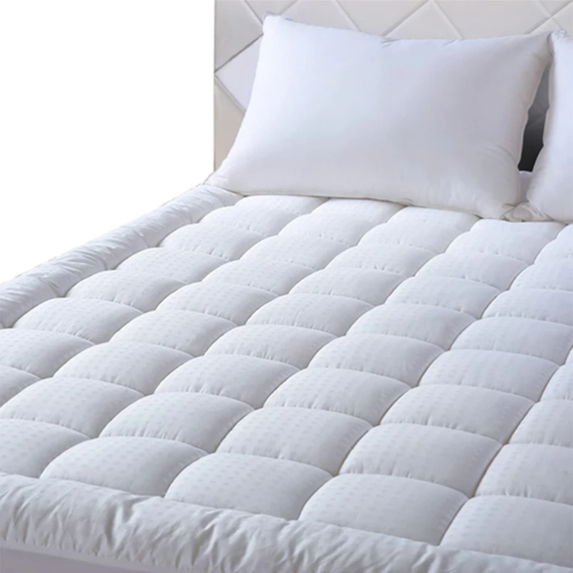 Queen king Cooling Mattress Topper Pad Quilted Mattress Protector Cover Oeko-tex Mattress Pad Topper Manufacturer