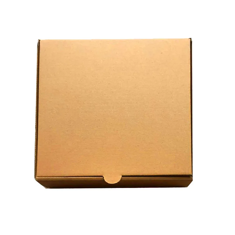 
Kraft Paper Color 6 Inch No Printed Pizza Box 