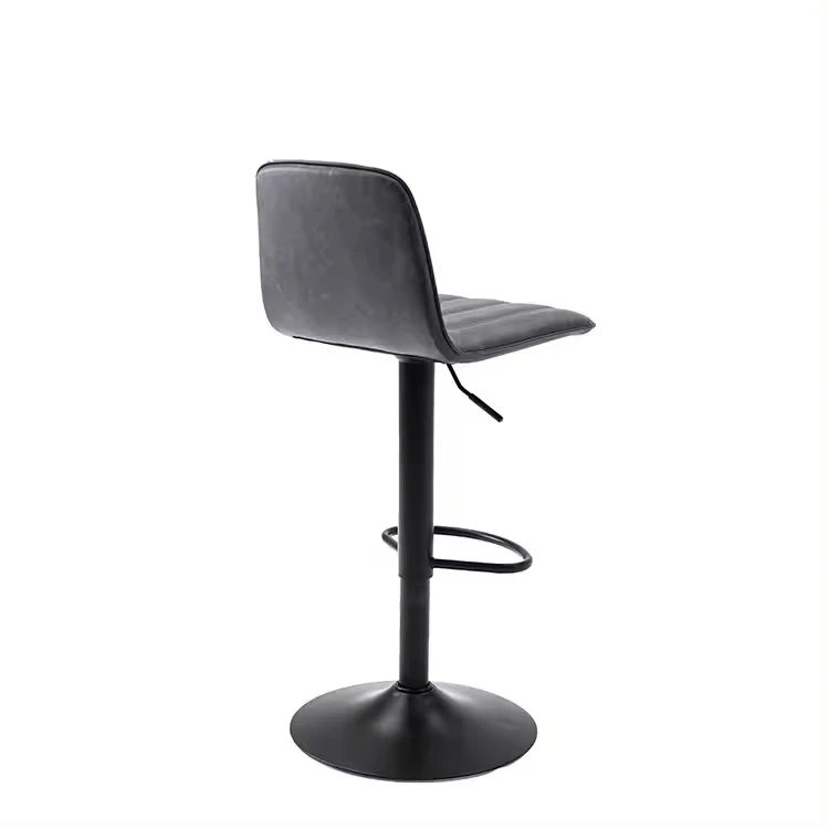 Wholesale Nordic Swivel Counter Height Adjustable Leather Bar Stool Chairs