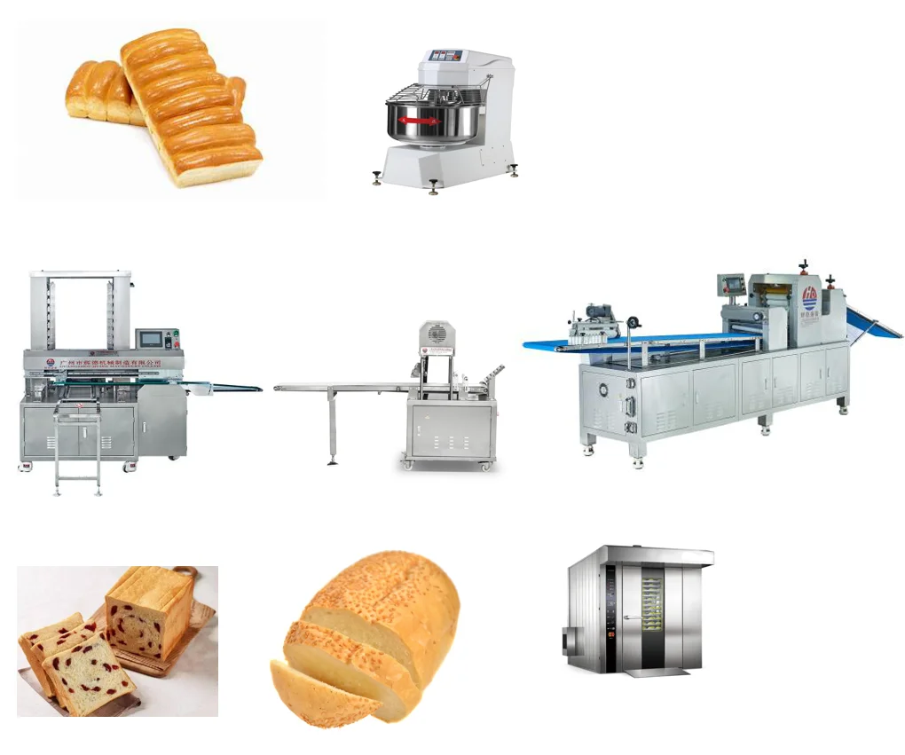 Complete Loaf Bread Making Machine Commercial Toast Automatic Production