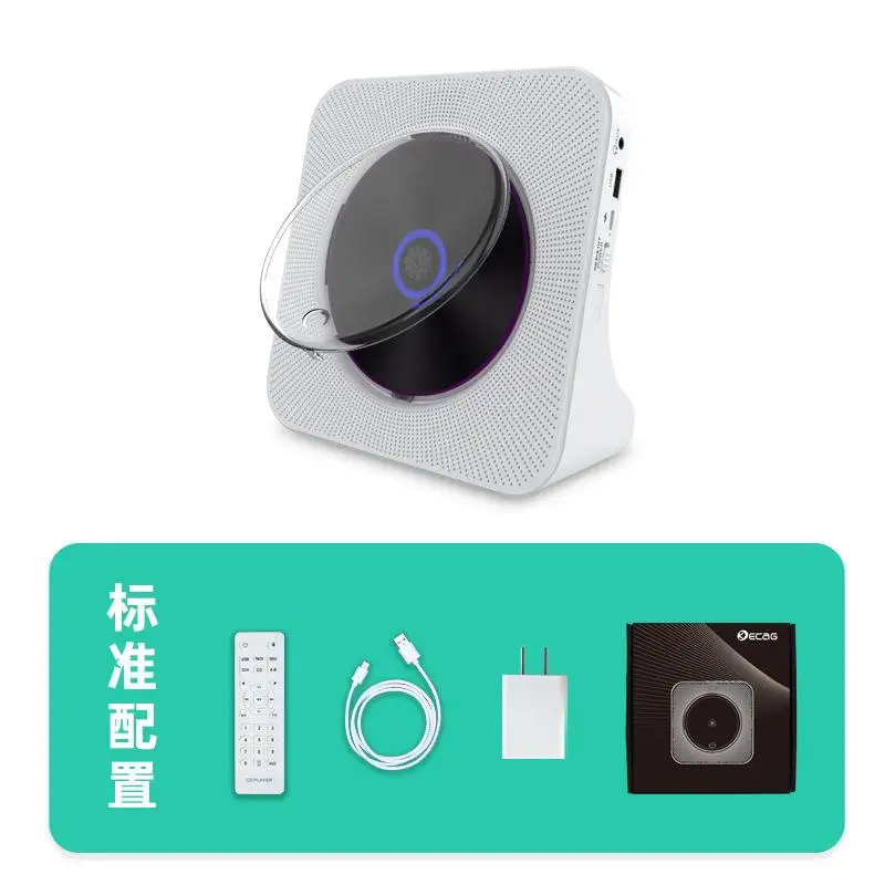 10W 50/60HZ Bluetooths CD-плеер портативный персональный USB AUX Многофункциональный MP3/VCD аудио плеер для