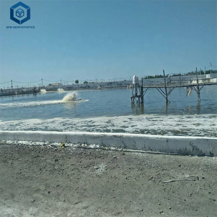 Smooth 30mil 20mil Thickness HDPE Geomembrane for Aquaculture Project in Malaysia