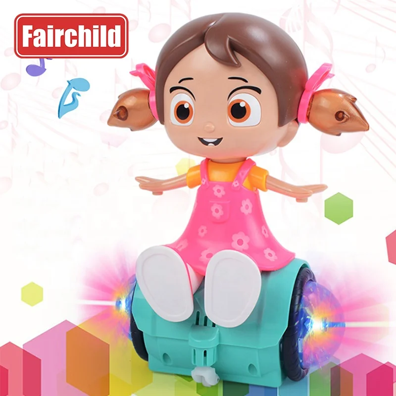Rotation Dancing Girl Toy Musical toys Electric Dancing Girl Doll tiktok hot selling with light and music