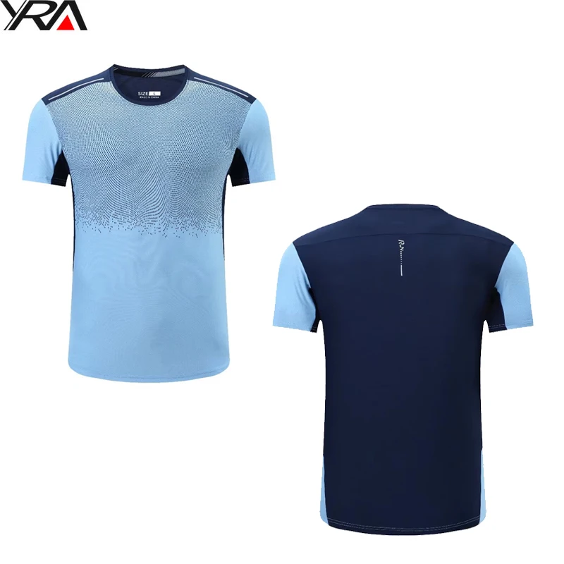 New spring summer Men run Running wear short sleeves tshirt sports t shirts fitness sports clothing wholesale 2023 new