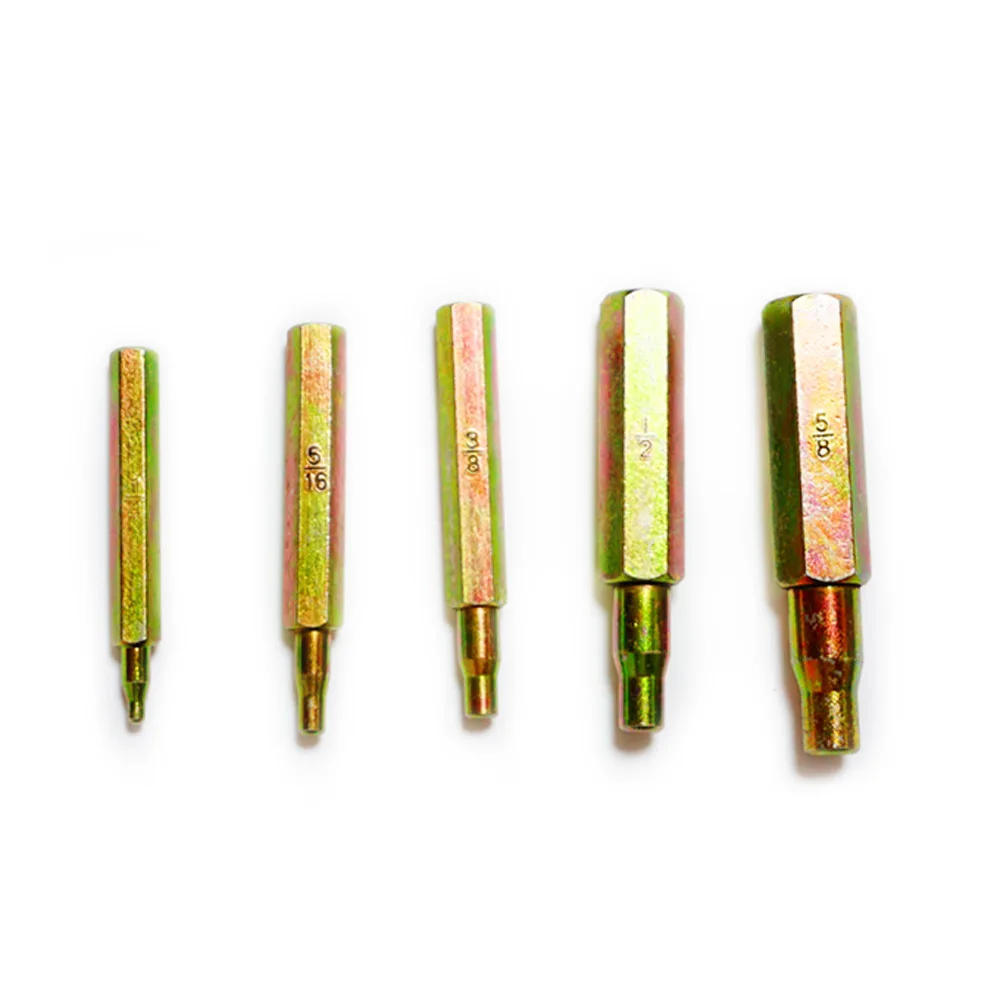 Size 1/4' 5/16' 3/8' 1/2' 5/8'HVAC Refrigeration Joining Copper Tube Unit Hand tool Swaging Punches