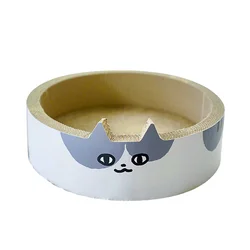 Новый дизайн, кошачья Когтеточка с изображением милой кошки, картонная Когтеточка для кошек