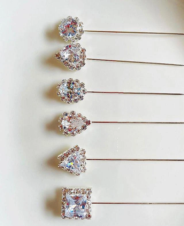 muslim hijab pins  collections needles various colors and size shining pins