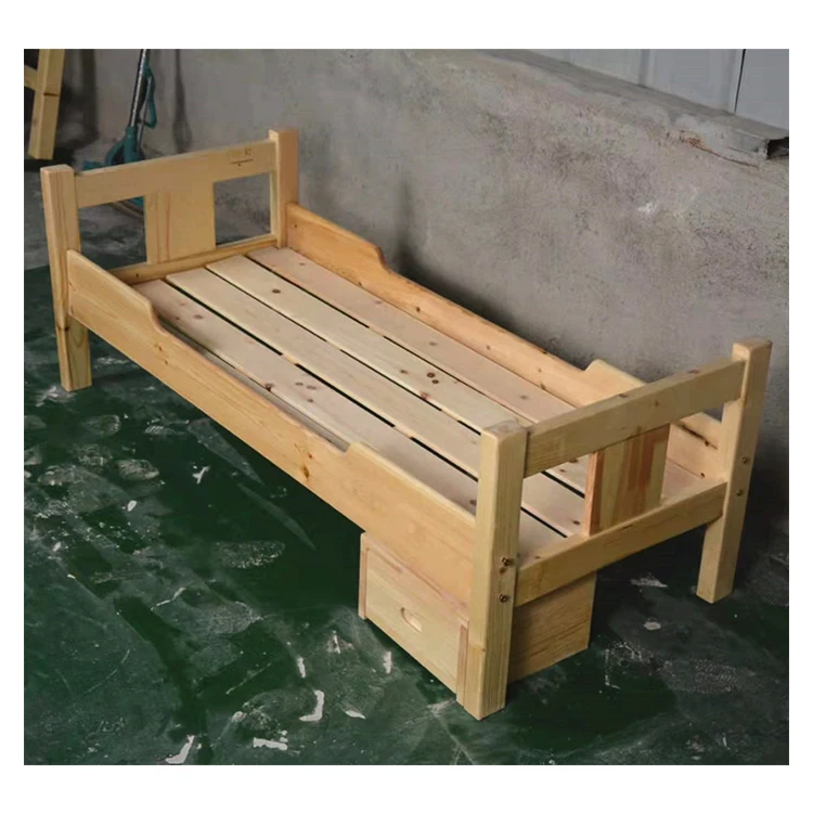 Best Seller Wholesale Modern Solid Wood Bed Solid Wood Single Bed