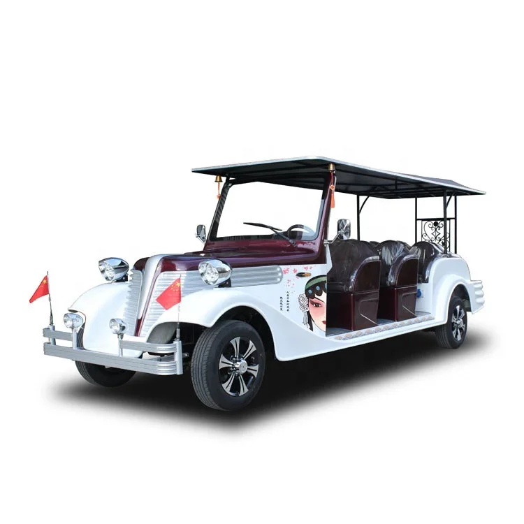 CE Approved European Popular Classic Style Vintage Electric Car 4-11 Passengers