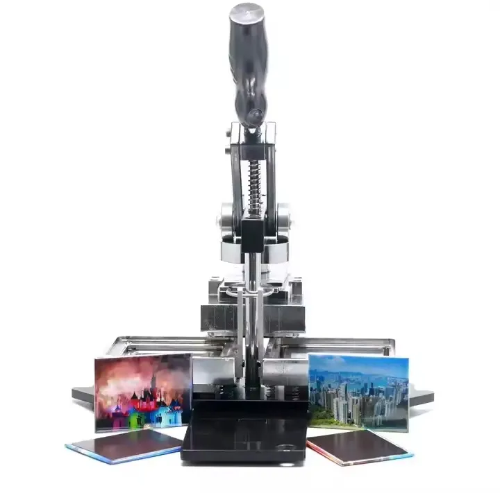 90*65mm Rectangular Shape Button Badge Making Machine DIY Fridge Magnet