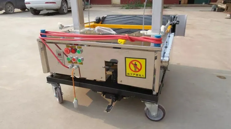 Building tools automatic plastering machine wall cement rendering machine